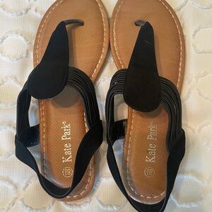Kate Paige Black Sandals